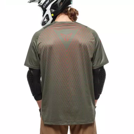 HG AER JERSEY SS - MEN'S SHORT SLEEVE BIKE T-SHIRT - GREEN/RED - 5