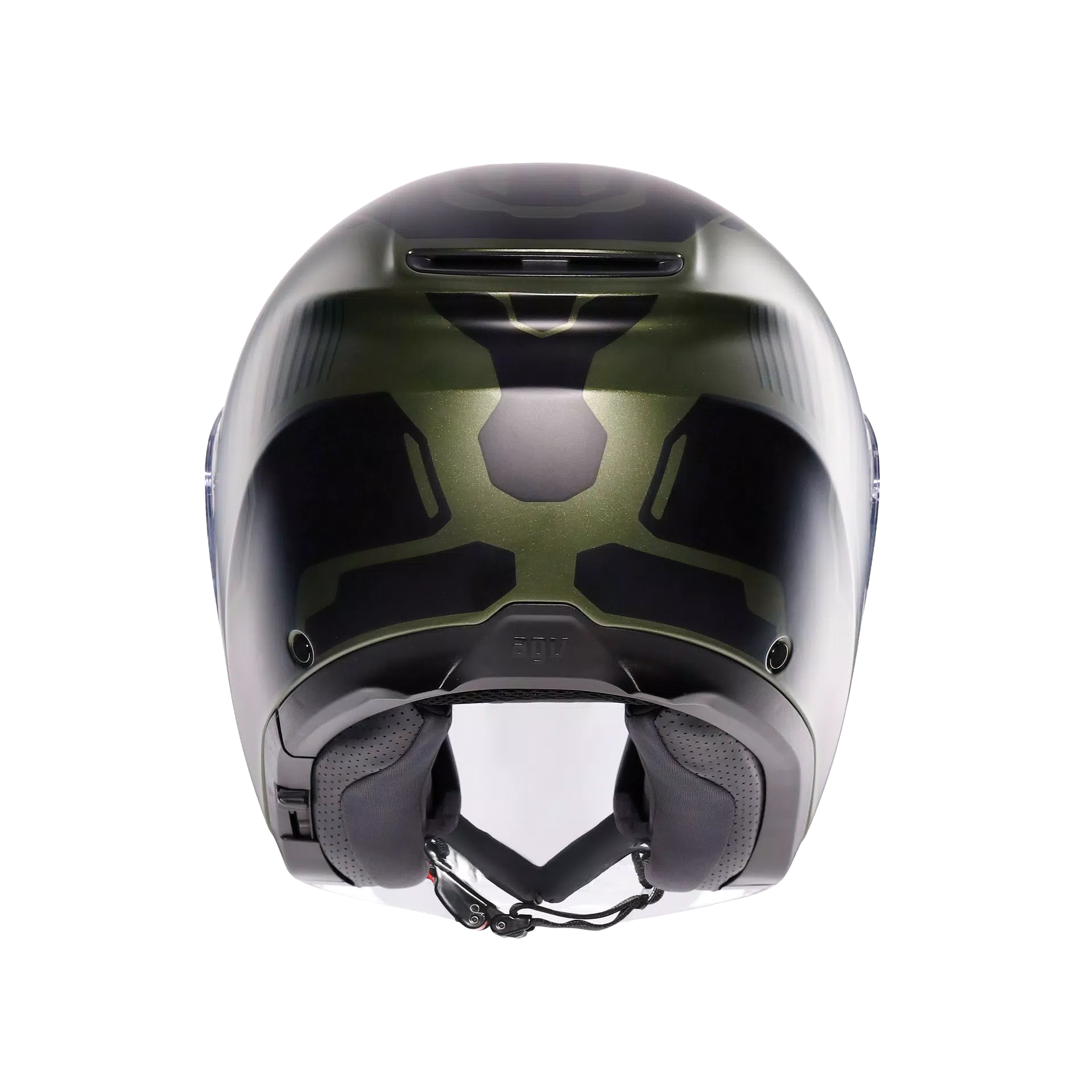 IRIDES SAKAI MATT GREEN/BLACK - MOTORBIKE OPEN FACE HELMET E2206