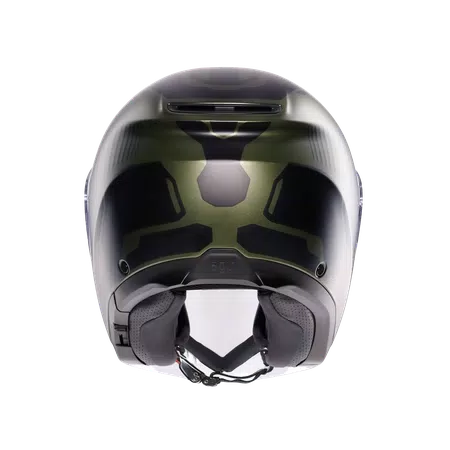 IRIDES SAKAI MATT GREEN/BLACK - MOTORBIKE OPEN FACE HELMET E2206 -  - 5