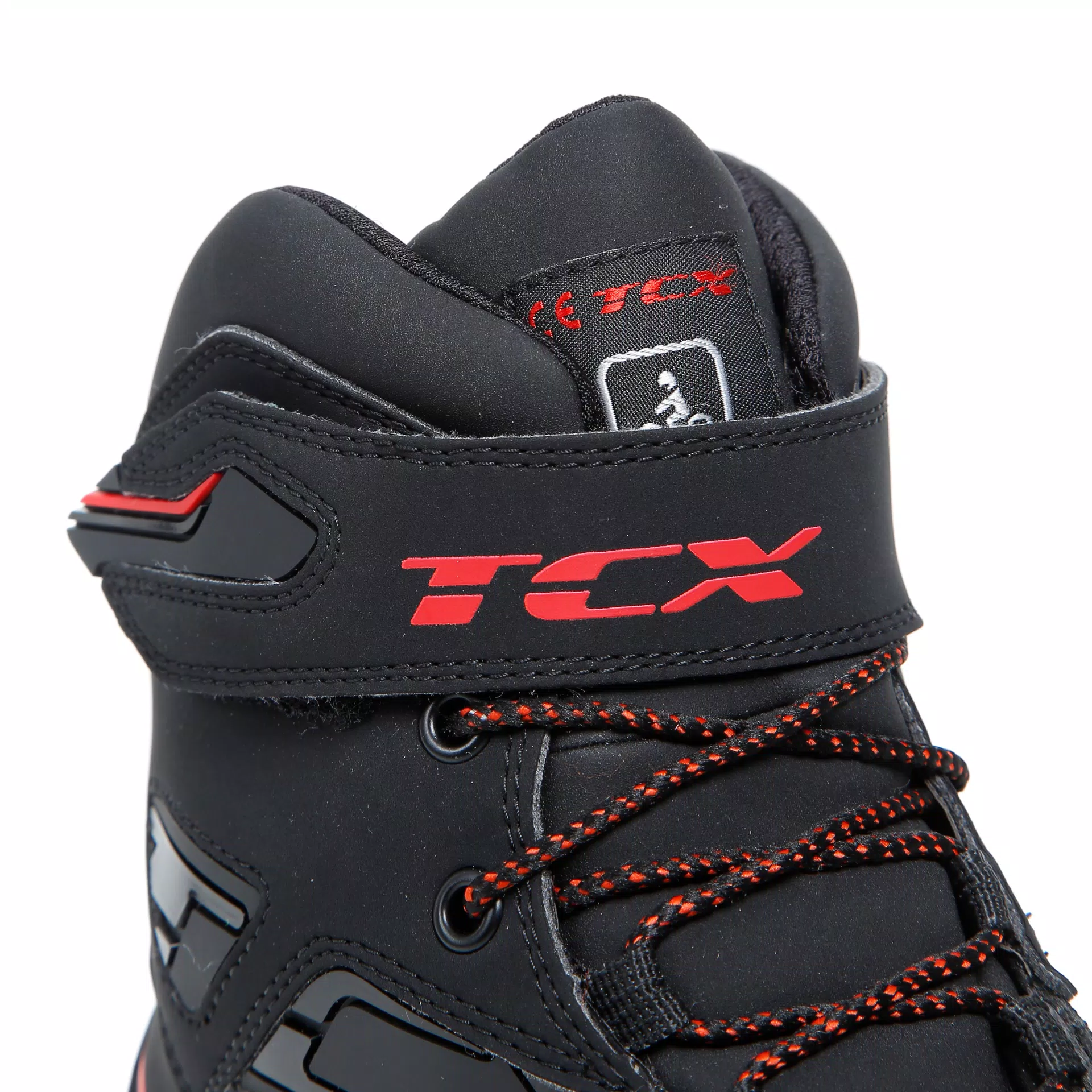 ZETA WP WASSERFESTE MOTORRADSCHUHE - SCHWARZ/ROT