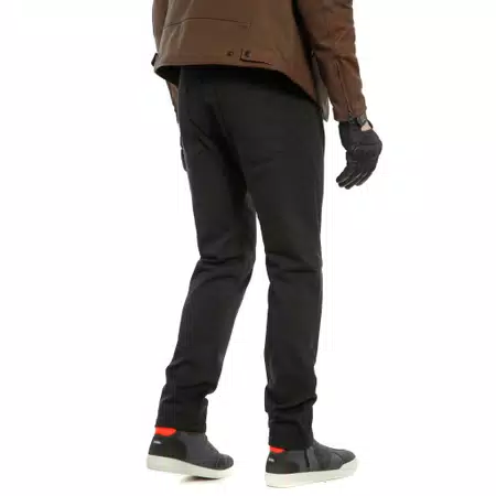 CASUAL SLIM - MEN'S MOTORCYCLE PANTS IN FABRIC - BLACK - 4