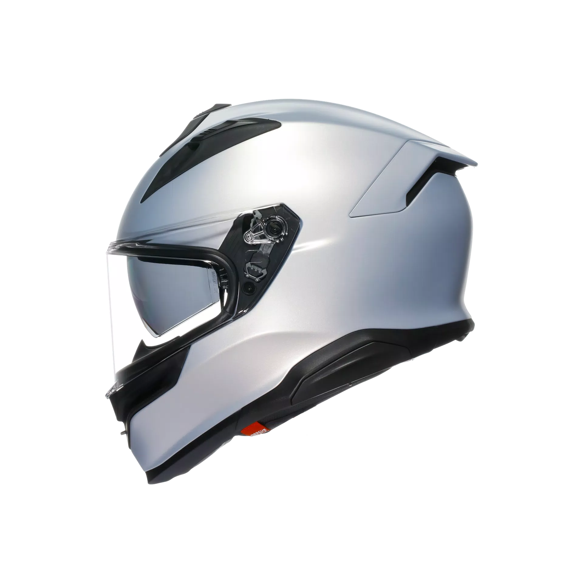 K7 MPLK MONO MATT PRISMA SILVER - MOTORBIKE FULL FACE HELMET DOT (E2206)
