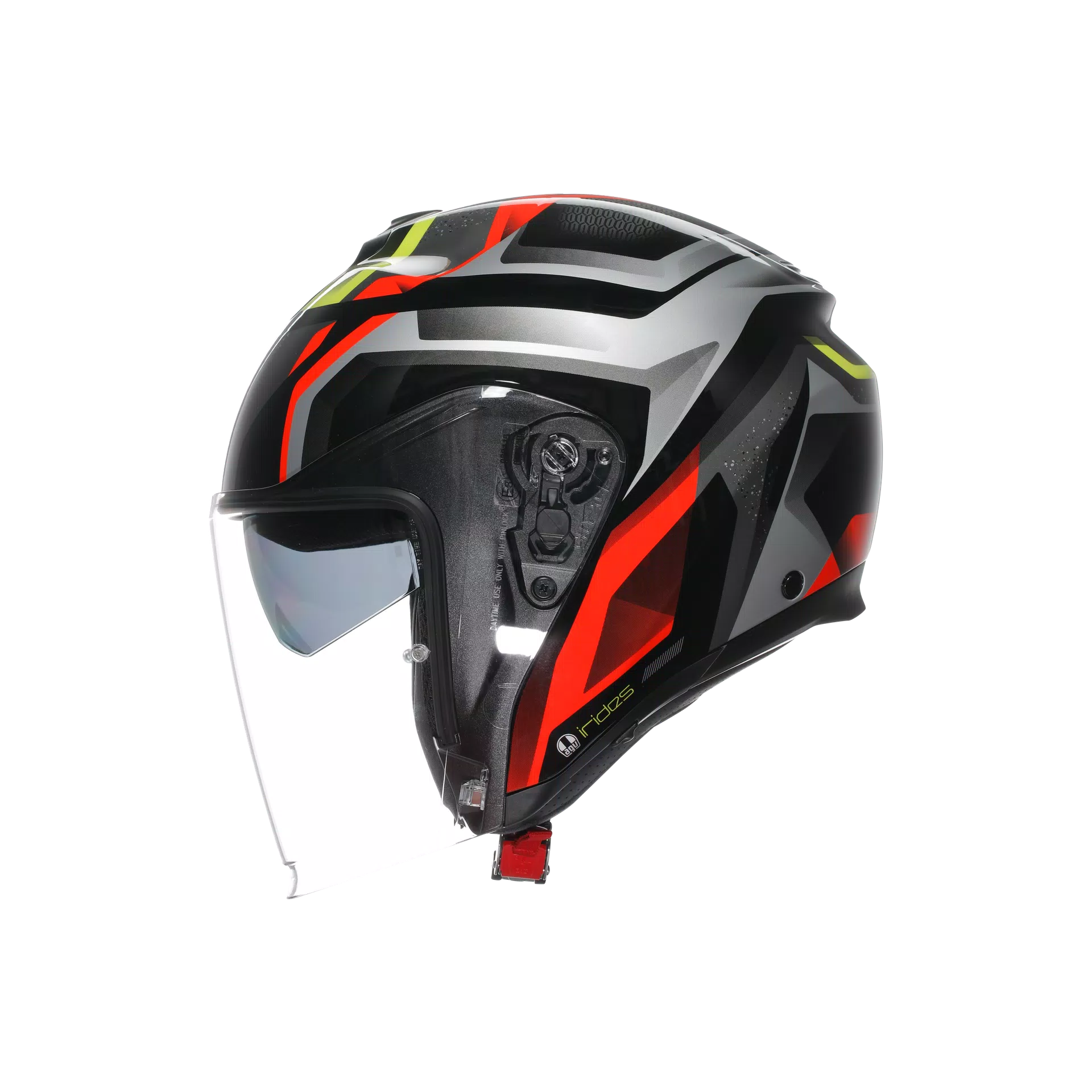 IRIDES AGV E2206 - ZURIGO BLACK/RED/YELLOW FLUO