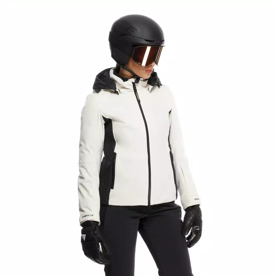SPEED DEMON LAB - WOMEN’S SKI JACKET - WHITE/STRETCH-LIMO - 3