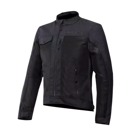 ALFAMA AIR TEX JACKET - DARK GREY/BLACK - 1