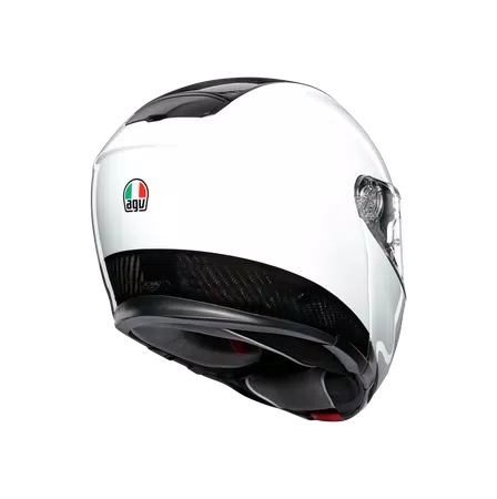 SPORTMODULAR CARBON/WHITE - MOTORBIKE FLIP UP HELMET E2205 -  - 5