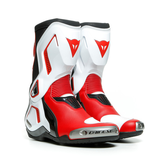 TORQUE 3 OUT AIR BOOTS BLACK/WHITE/LAVA-RED- Pelle