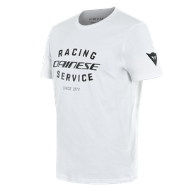 RACING SERVICE T-SHIRT WHITE/BLACK- 