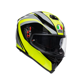 K-5 S MULTI ECE DOT - TYPHOON BLACK/GREY/YELLOW FLUO 