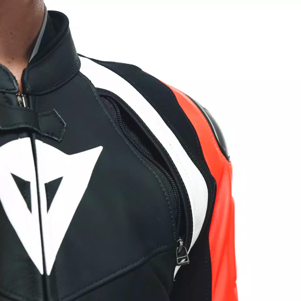 AVRO 4 MONO DE CUERO 2PZS HOMBRE - BLACK-MATT/FLUO-RED/WHITE - 11