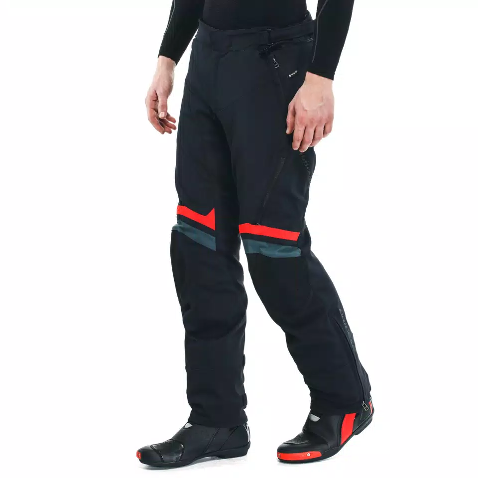 CARVE MASTER 3 GORE-TEX® - MEN'S WATERPROOF MOTORCYCLE PANTS - BLACK/LAVA-RED - 7