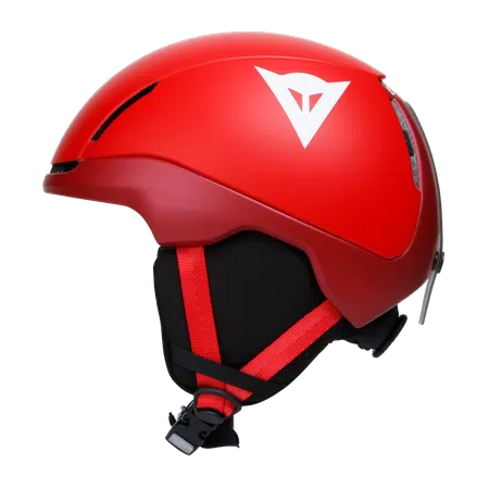 SCARABEO ELEMENTO CASQUE DE SKI ENFANT - METALLIC-RED/WHITE-LOGO - 4