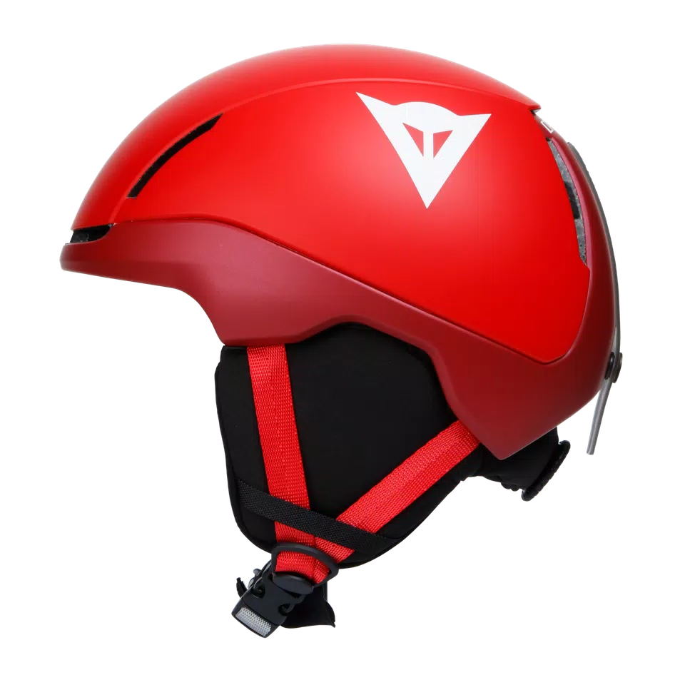 KID'S SCARABEO ELEMENTO SKI HELMET - METALLIC-RED/WHITE-LOGO - 4