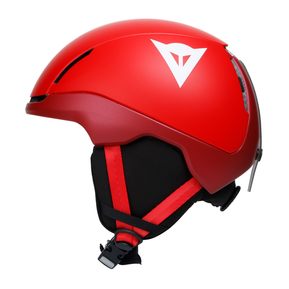 scarabeo-elemento-casque-de-ski-enfant-metallic-red-white-logo image number 3