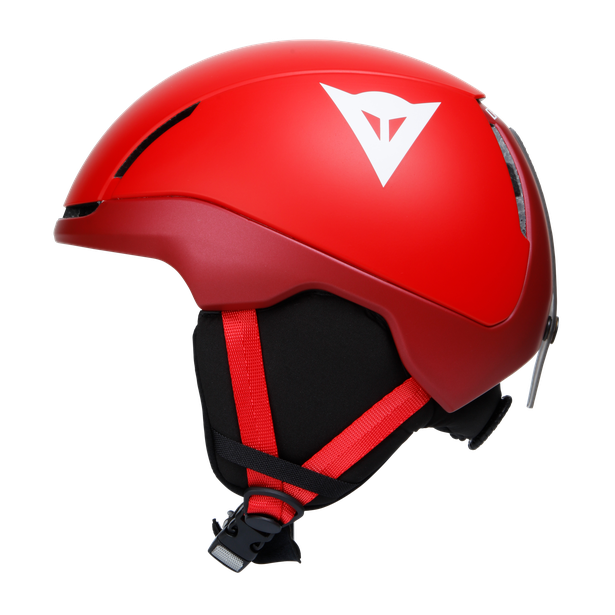 scarabeo-elemento-casque-de-ski-enfant-metallic-red-white-logo image number 3