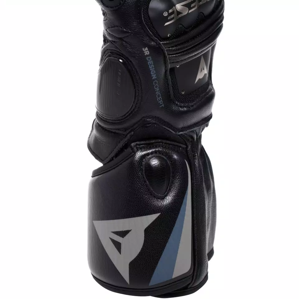 STEEL-PRO - MEN'S MOTORCYCLE LEATHER GLOVES | BLACK