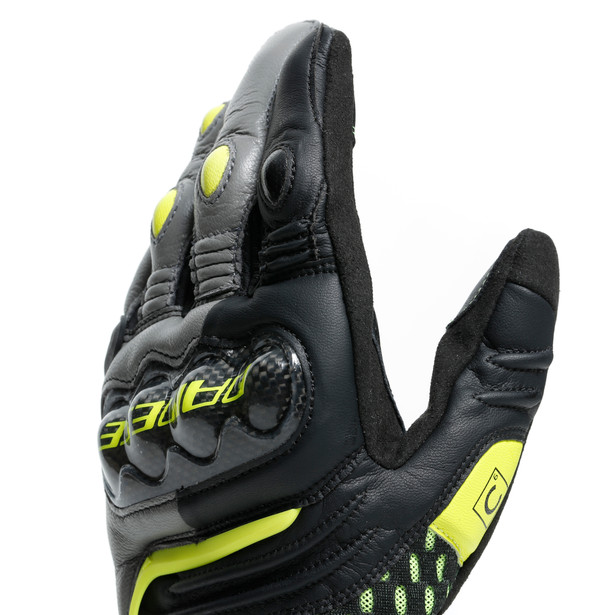 carbon-3-short-gloves-black-charcoal-gray-fluo-yellow image number 5