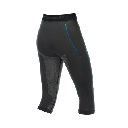 TECHNISCHE ONDERLAAG 3/4 BROEK VOOR DAMES - BLACK/BLUE - 2