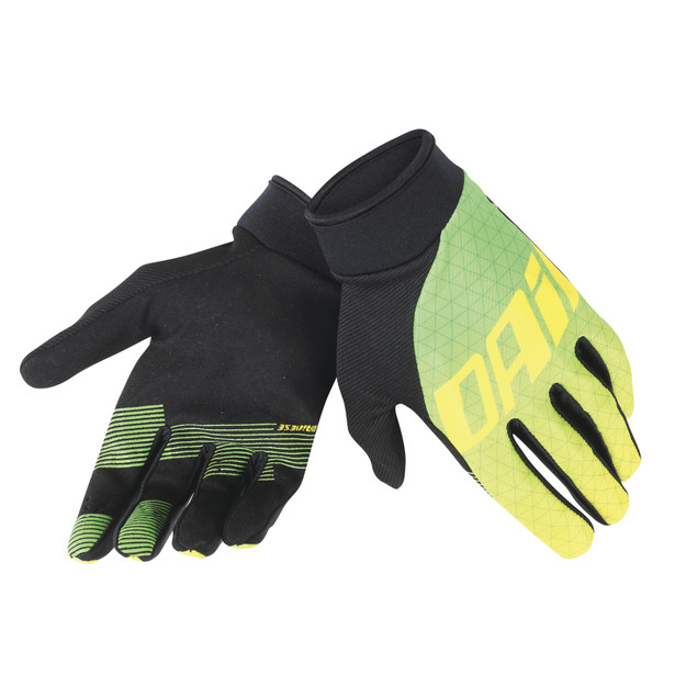 DRIFTEC GLOVES GREEN/YELLOW- Handschuhe