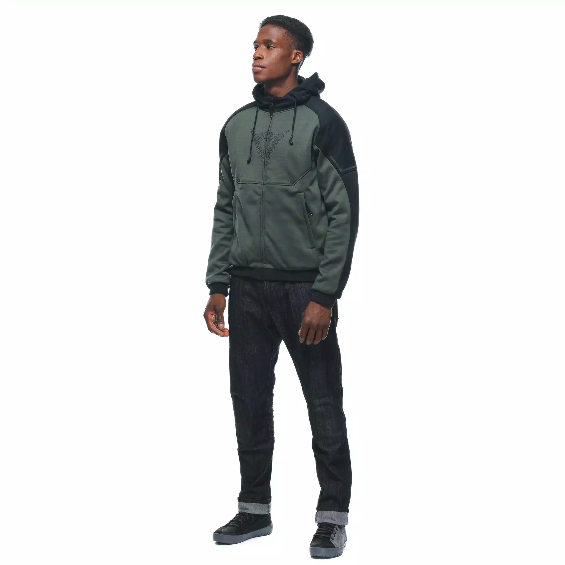 DAEMON-X SAFETY HOODIE - GIACCA MOTO IN TESSUTO UOMO