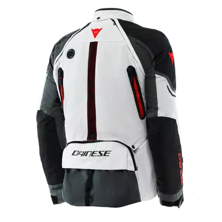 SUPER ADVENTURE ABSØLUTESHELL™ - HEREN MOTORFIETS OFF-ROAD JAS - GLACIER-GREY/IRON-GATE/RED - 2