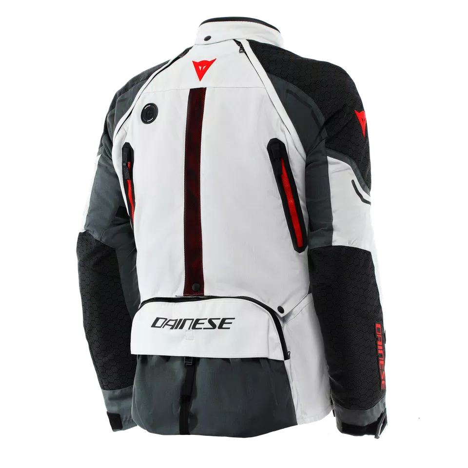 SUPER ADVENTURE ABSØLUTESHELL™ - MEN MOTORCYCLE OFF-ROAD JACKET - GLACIER-GREY/IRON-GATE/RED - 2