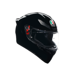 K1 S BLACK - MOTORBIKE FULL FACE HELMET E2206
