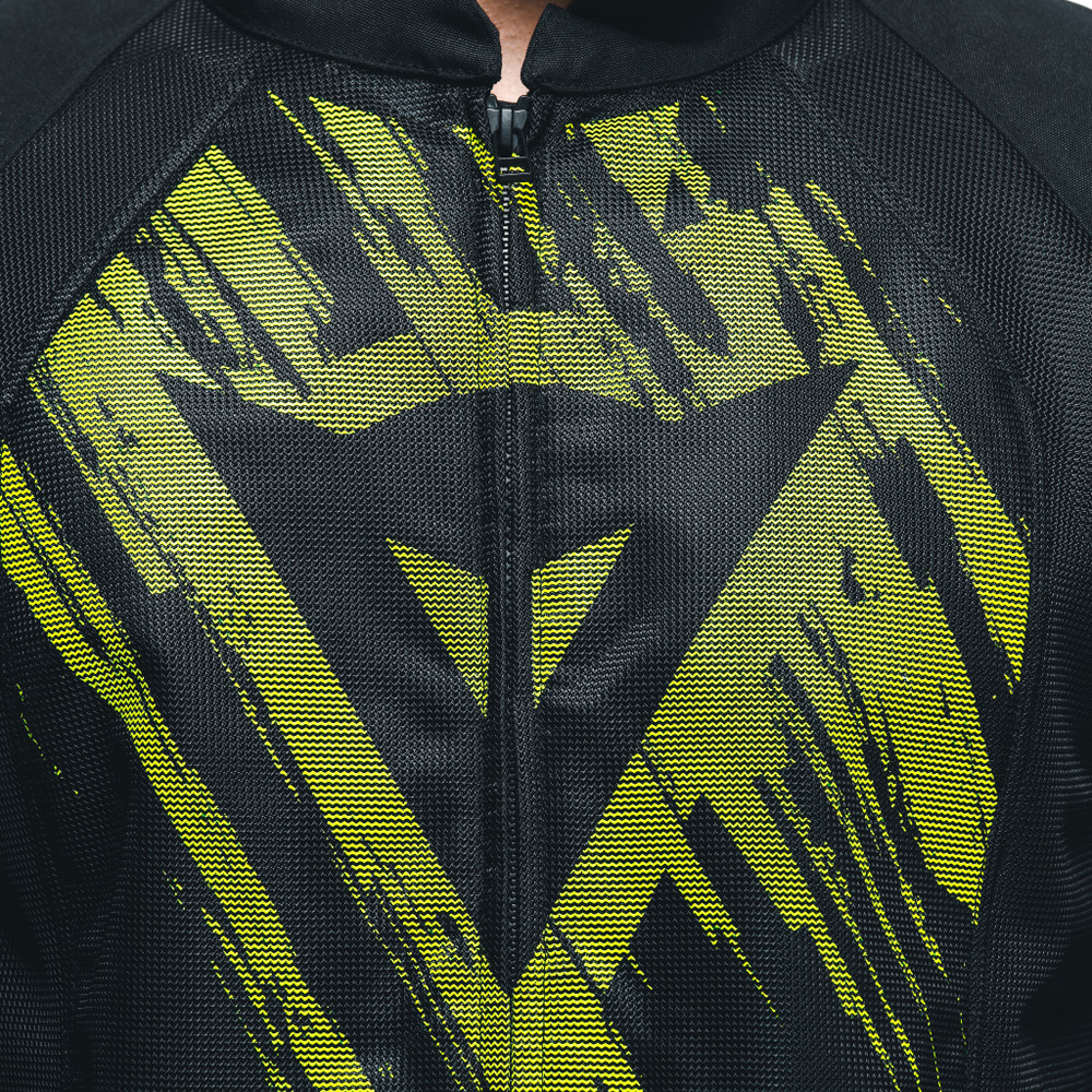 herosphere-air-blouson-moto-estival-homme-black-fluo-yellow-tarmac image number 5