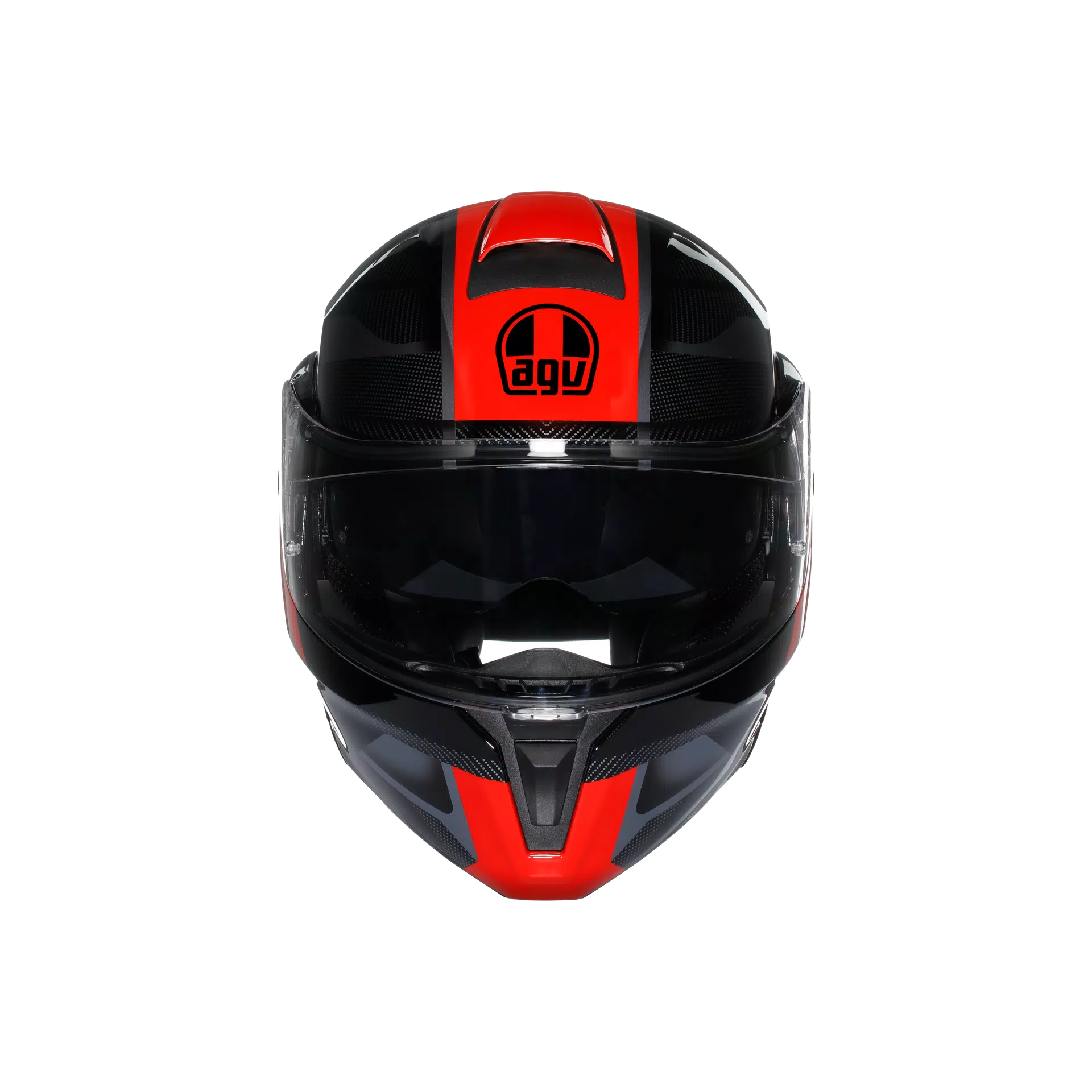 STREETMODULAR LEDRO BLACK/RED - CASQUE MOTO MODULAIRE E2206