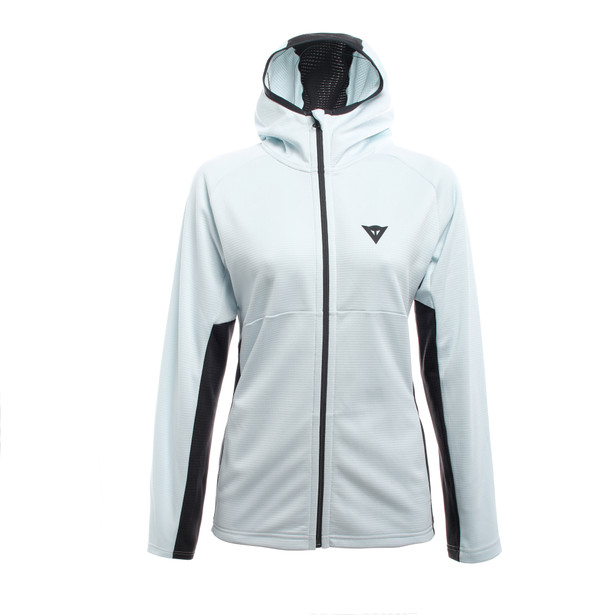 HP2 FULL ZIP - HOODED LADY VAPOR-BLUE/GUN-METAL- Unterwäsche