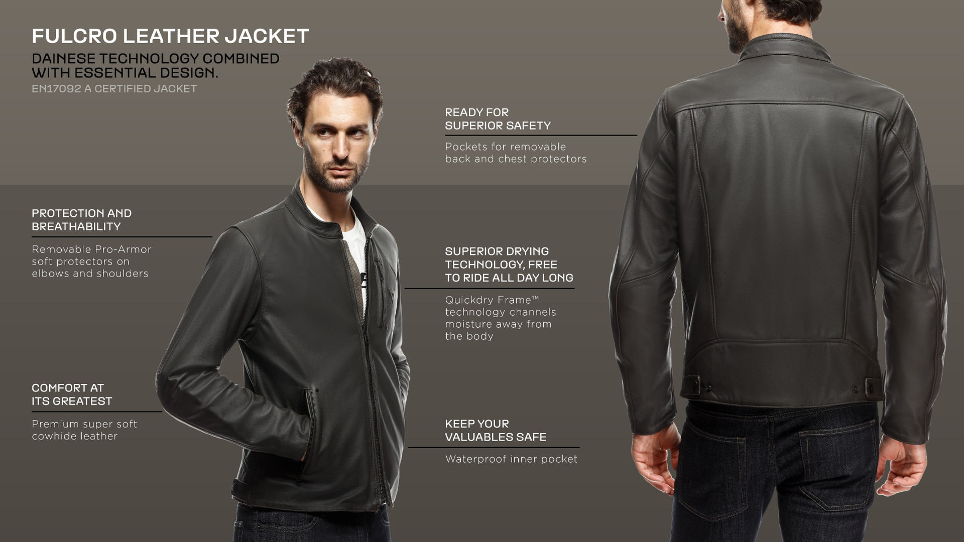 FULCRO LEATHER JACKET