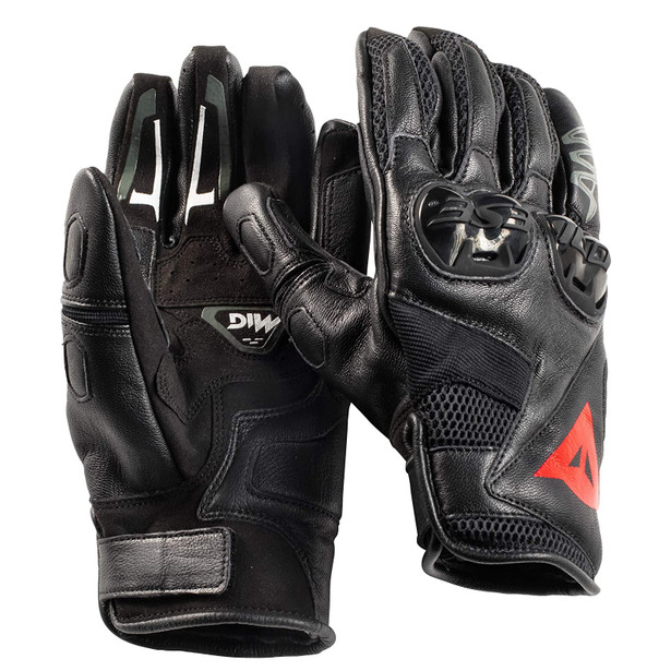 mig-c2-unisex-gloves-black-black-black image number 1