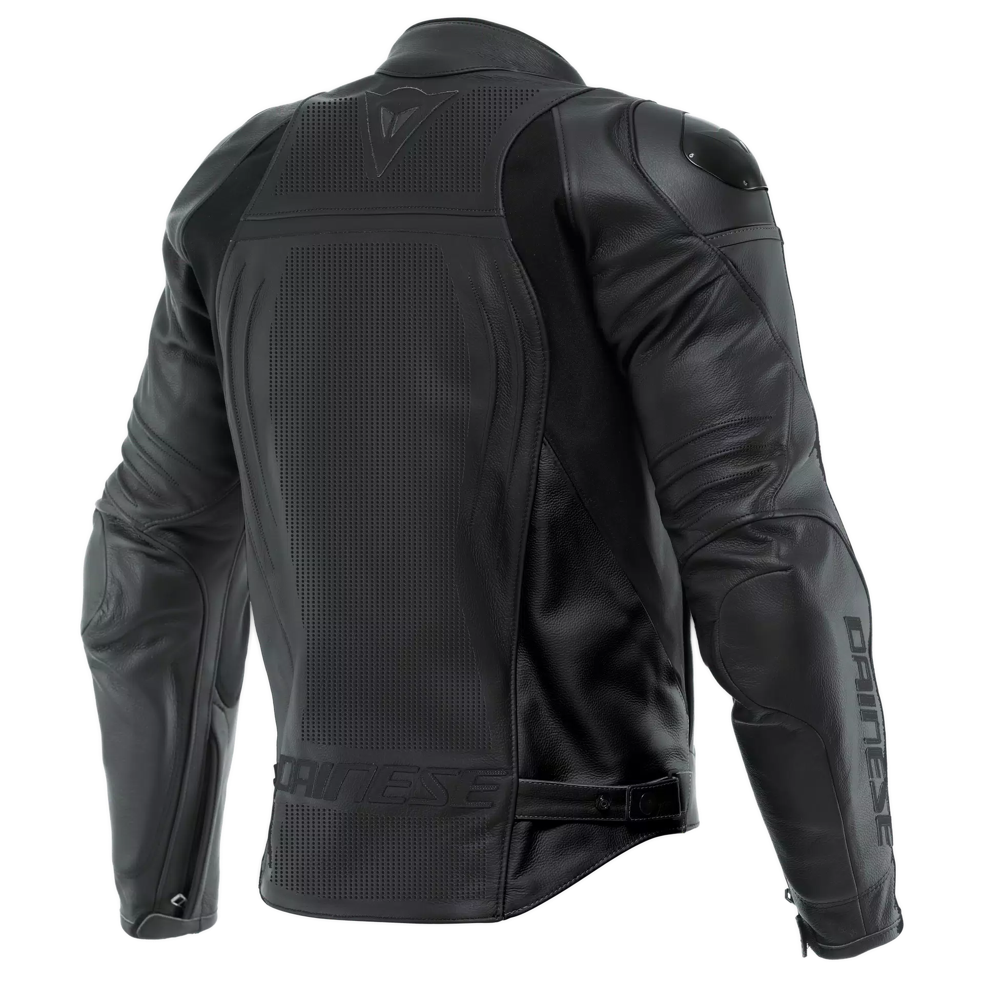 RACING 4 - PERFORIERTE LEDER-MOTORRADJACKE HERREN - GRÖSSE SHORT/TALL (S/T)