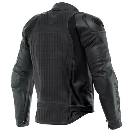 RACING 4 - PERFORIERTE LEDER-MOTORRADJACKE HERREN - GRÖSSE SHORT/TALL (S/T)