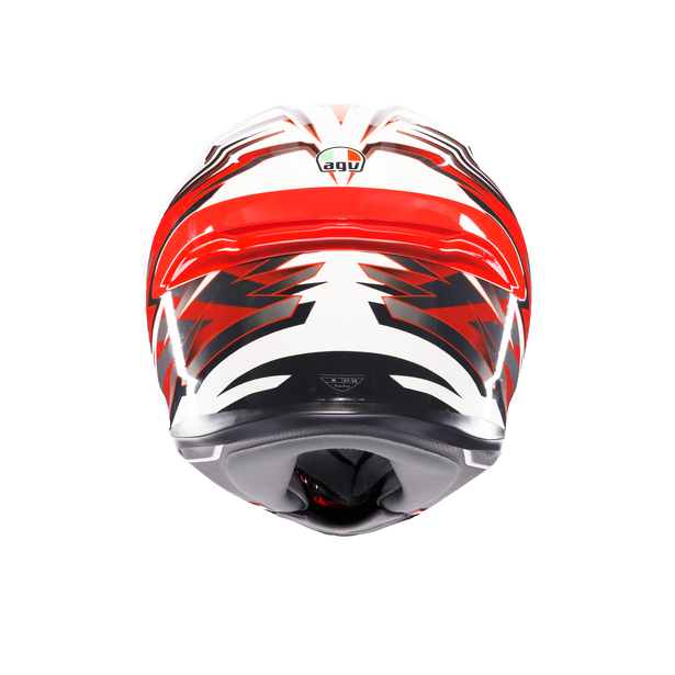 k6-s-reeval-white-red-grey-motorbike-full-face-helmet-e2206 image number 4