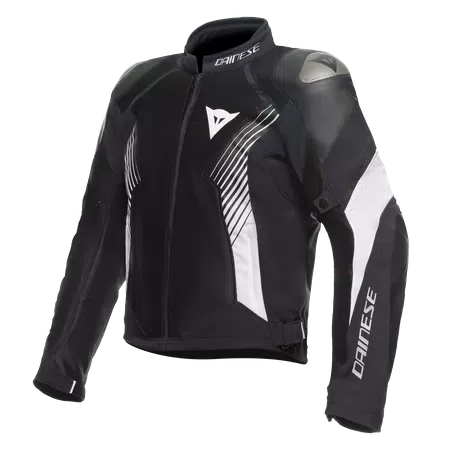 SUPER RIDER 2 ABSOLUTESHELL™ - MEN'S WATERPROOF MOTORCYCLE JACKET - BLACK/BLACK/WHITE - 1