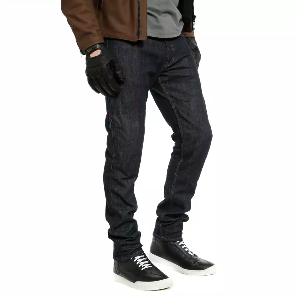 DENIM SLIM - MEN'S MOTORCYCLE JEANS - BLUE - 5