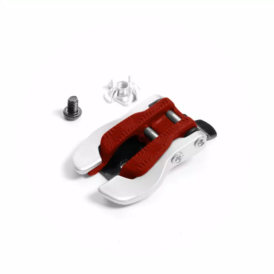 FIBBIA IN ALLUMINIO E NYLON PER COMP EVO+COMP - NERO/GRIGIO -  - 1