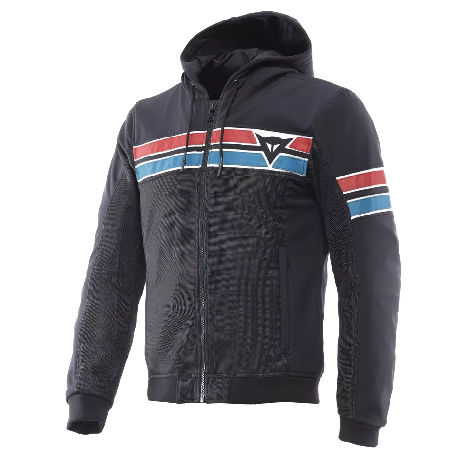 VINTEDGE AIR TEX JACKET - BLACK/BLUE/RED - 1