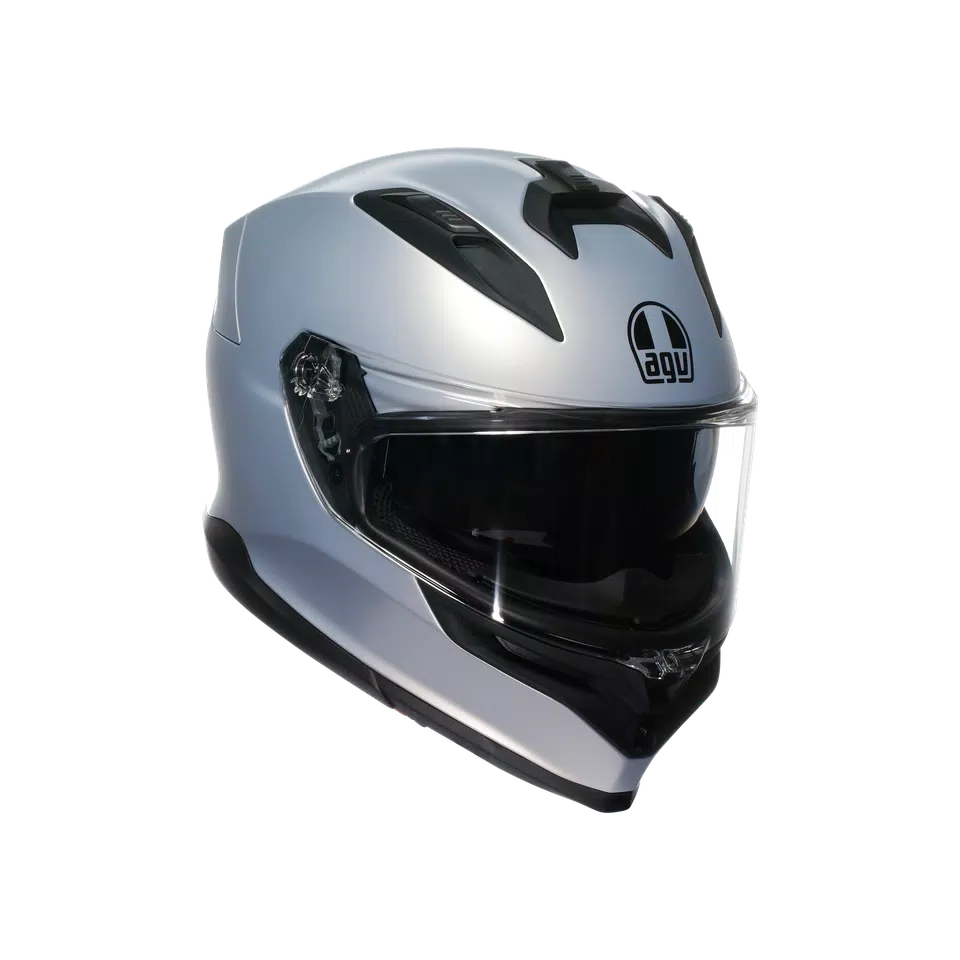 K7 MPLK MONO MATT PRISMA SILVER - MOTORBIKE FULL FACE HELMET DOT (E2206) -  - 1