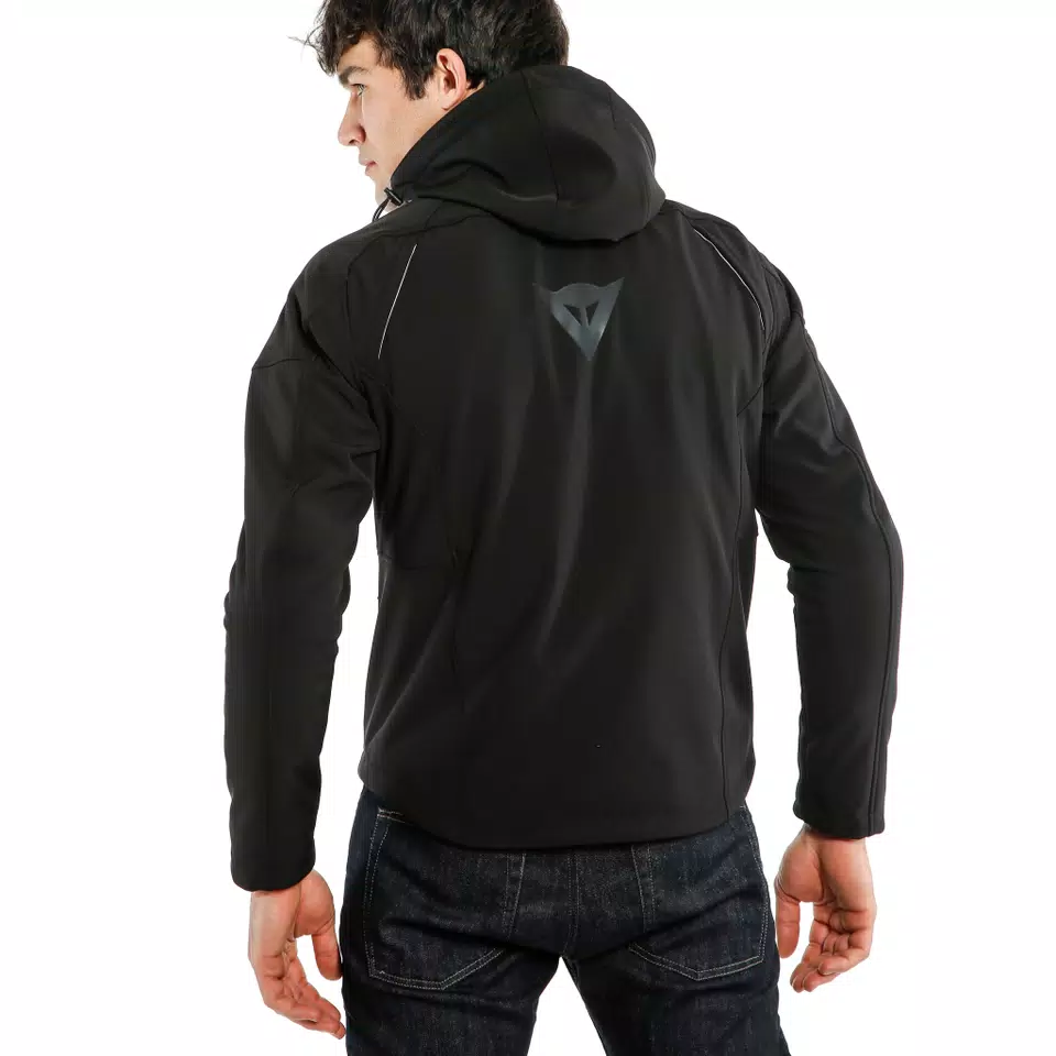 IGNITE TEX - GIACCA MOTO ESTIVA IN TESSUTO UOMO | BLACK/BLACK 