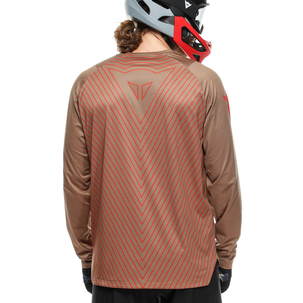hg-aer-jersey-ls-maglia-bici-maniche-lunghe-uomo-brown-red image number 6