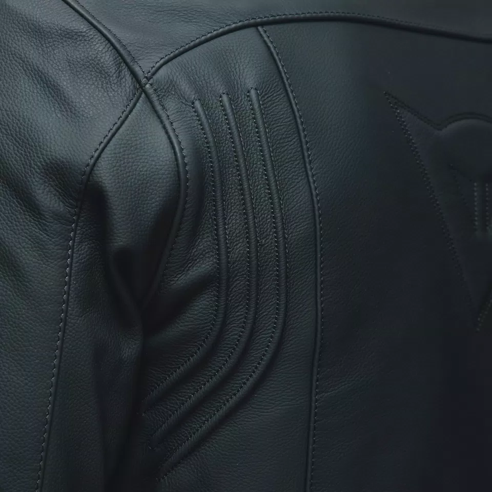 RAZON 2 - MEN'S MOTORCYCLE LEATHER JACKET - BLACK - 16