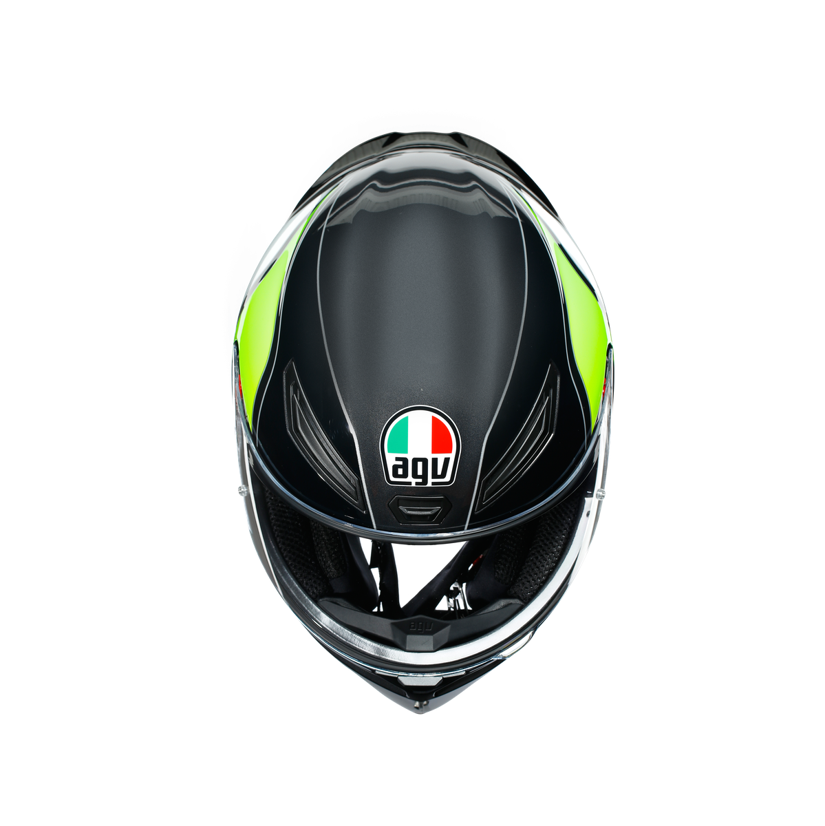K1 MULTI ECE DOT - POWER GUNMETAL/WHITE/GREEN