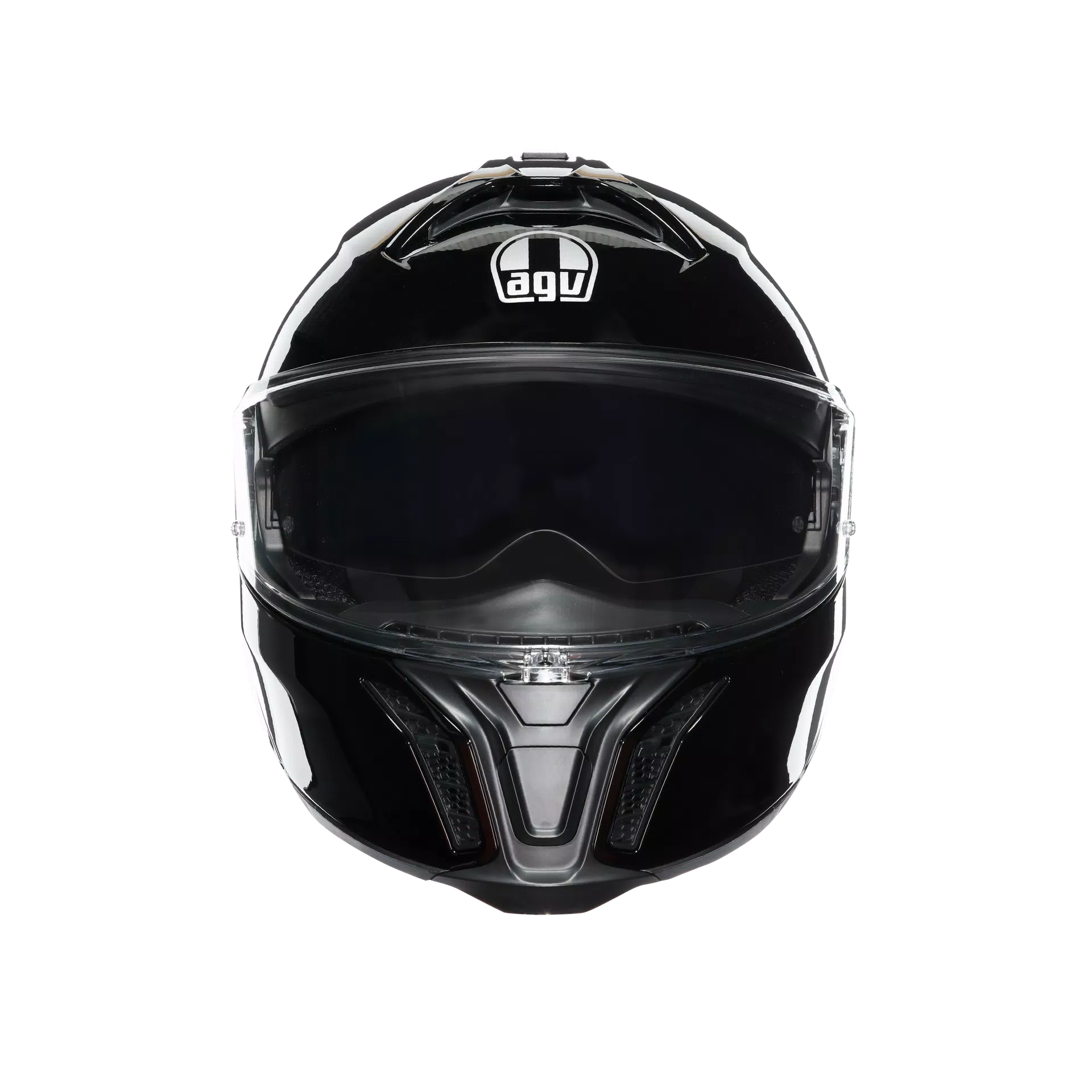 TOURMODULAR BLACK - MOTORBIKE FLIP UP HELMET E2206