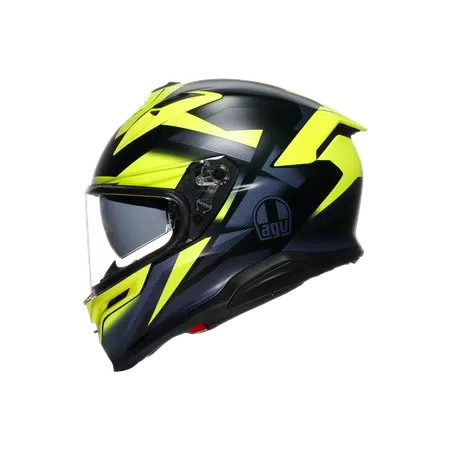 K7 AGV DOT(E2206) MPLK - GLIMPSE  MATT BLACK/YELLOW FLUO -  - 4