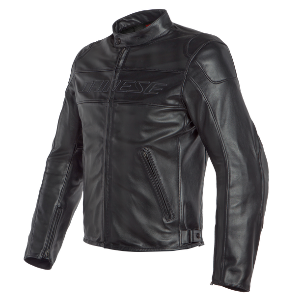 Dainese Leather Jacket Motorcycle Dainese Bardo Black Size 46 Black 