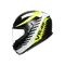 K6 E2205 TOP - RAPID 46 MATT BLACK/WH/YELLOW