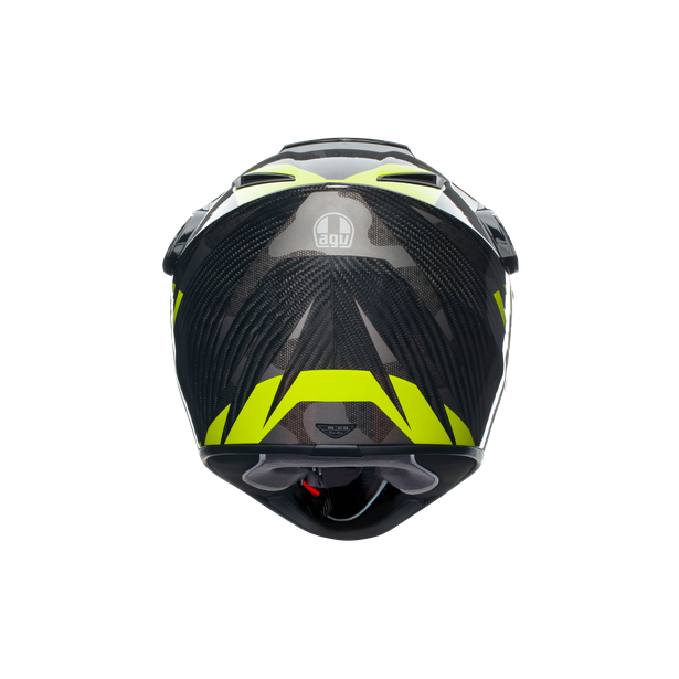 ax9-agv-dot-ece-multi-mplk-steppa-carbon-grey-yellow-fluo image number 3