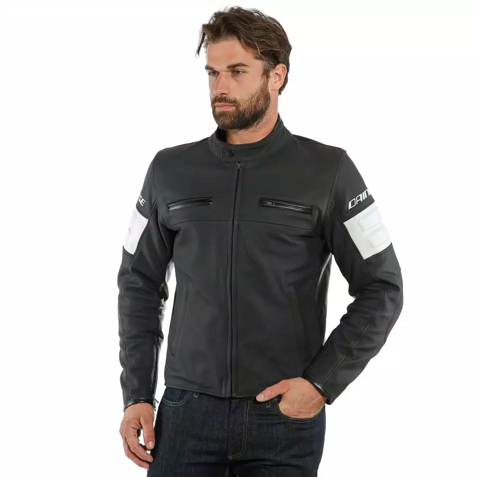 SAN DIEGO LEATHER JACKET PERF. -  - 6